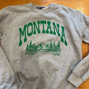 Prince Peter Collection Gray and Green Montana Sweatshirt